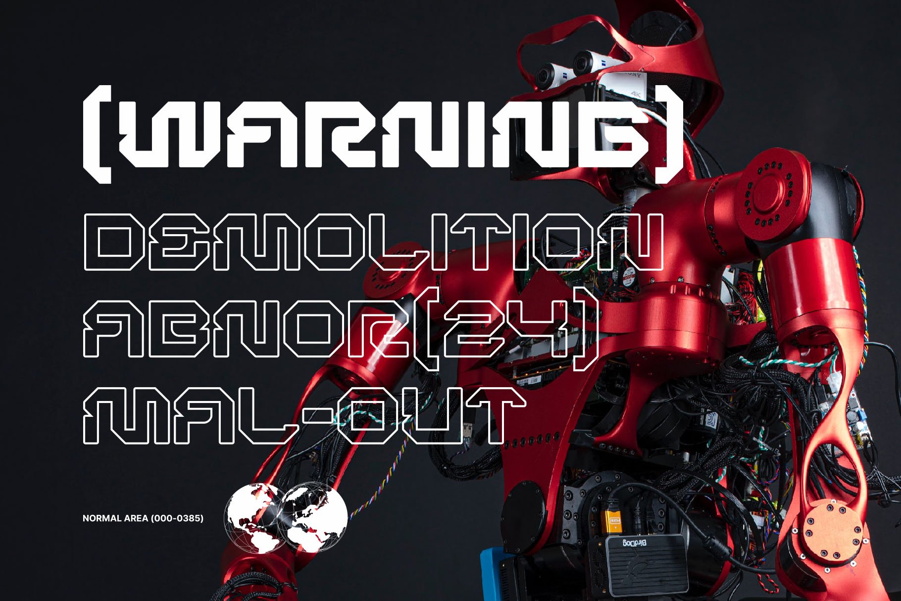 BERGAN - Futuristic Display Font