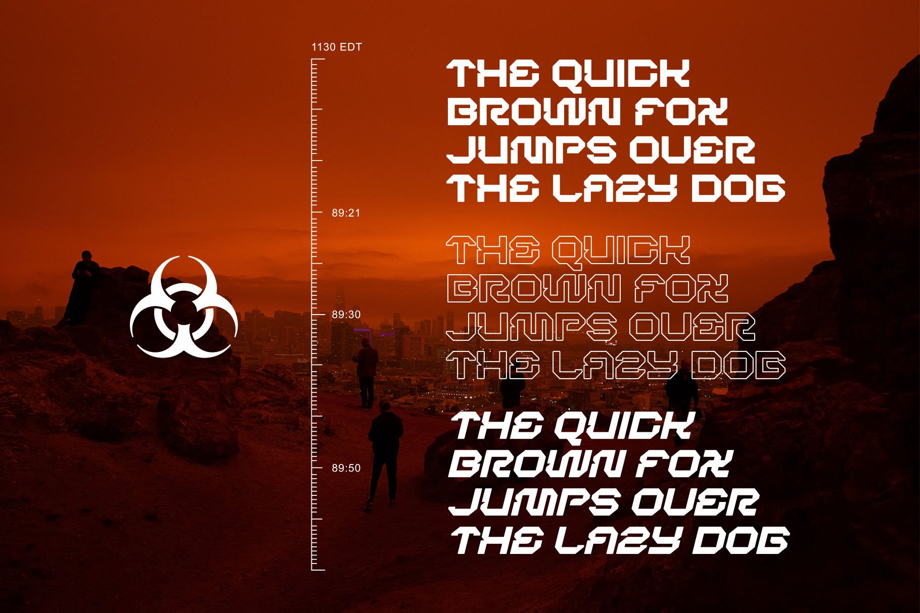 BERGAN - Futuristic Display Font