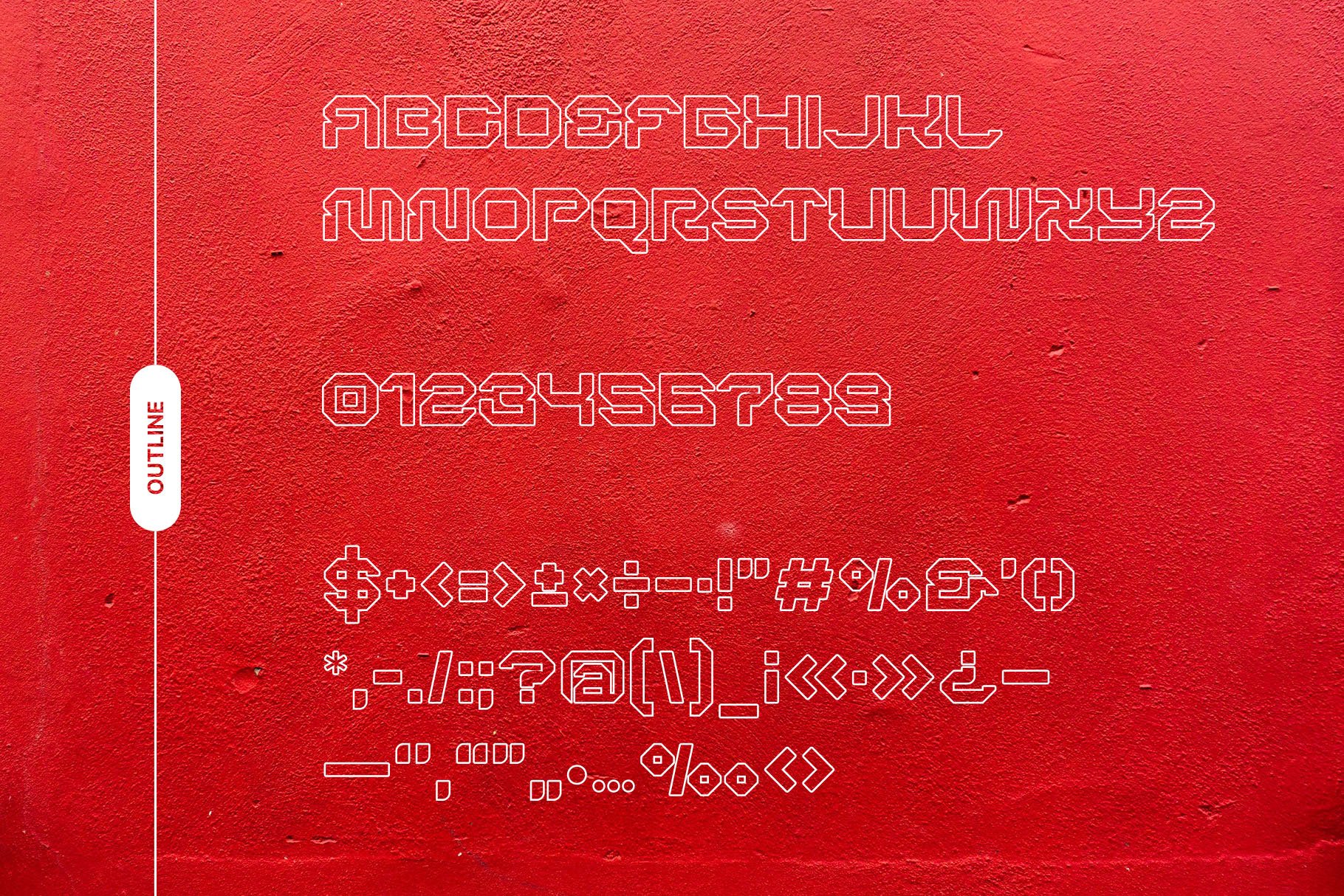 BERGAN - Futuristic Display Font