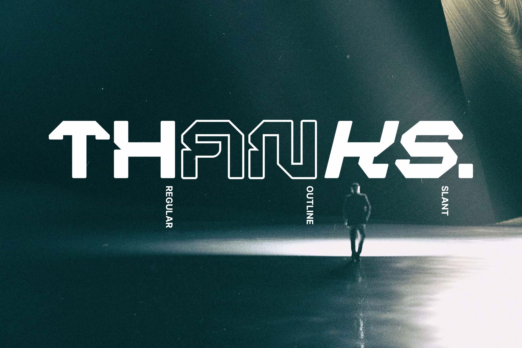 BERGAN - Futuristic Display Font