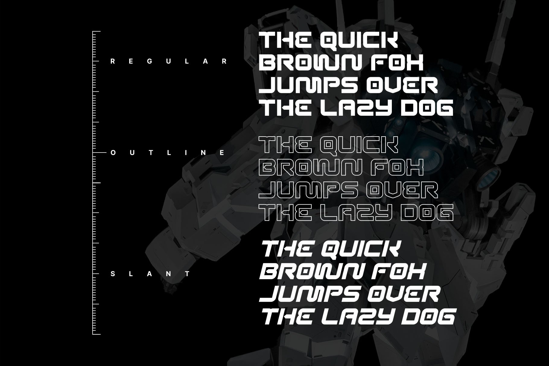 MOREKS - Futuristic Display Font