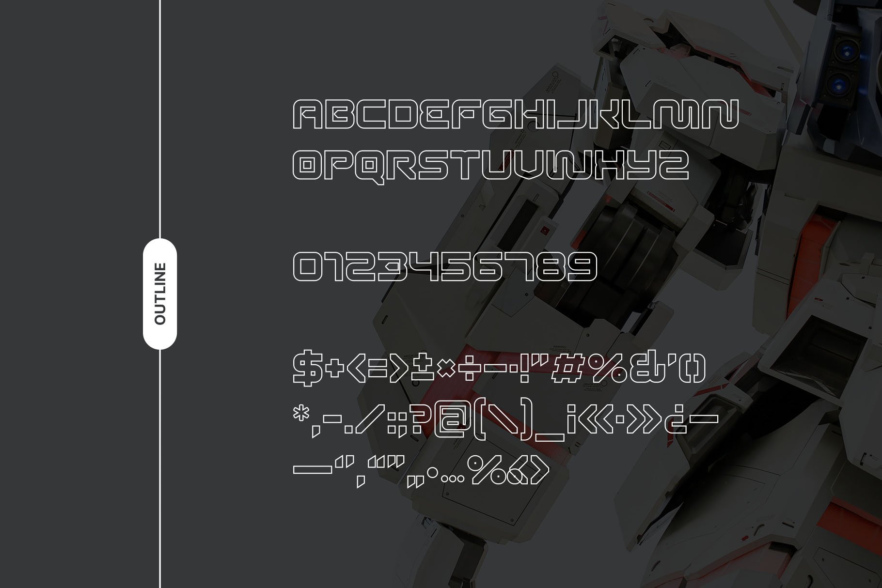 MOREKS - Futuristic Display Font