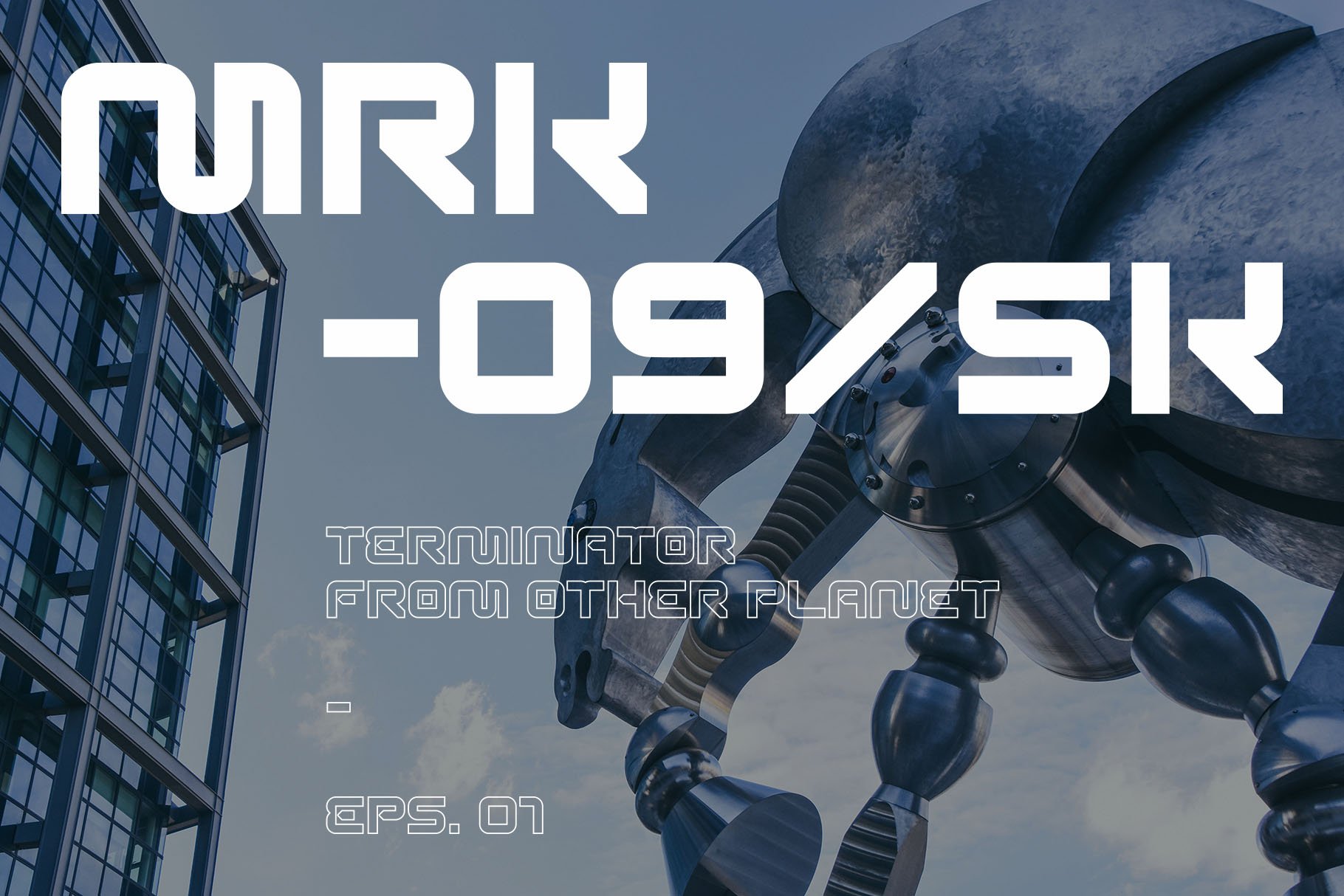 MOREKS - Futuristic Display Font