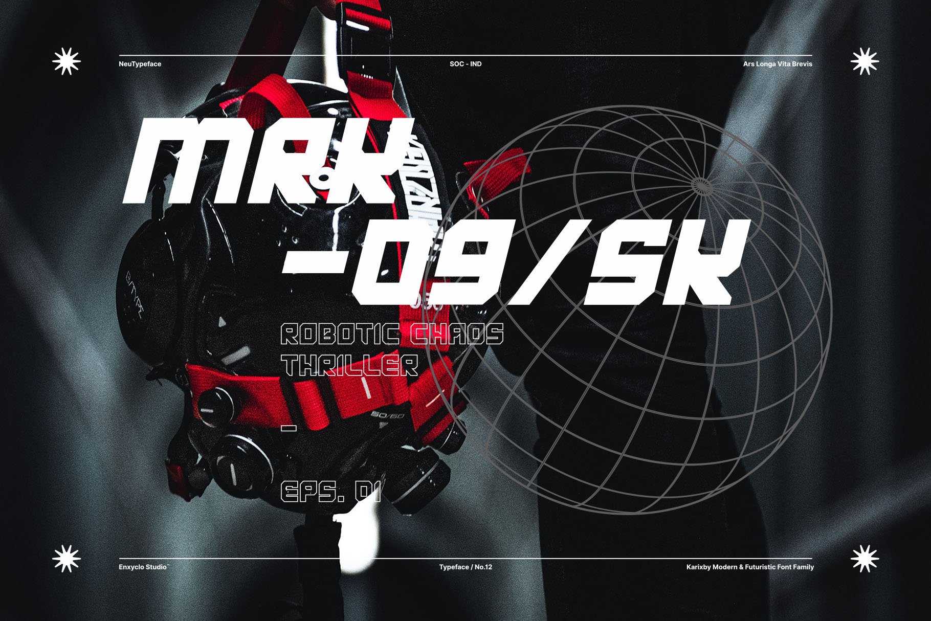 KARIXBY - Futuristic Display Font