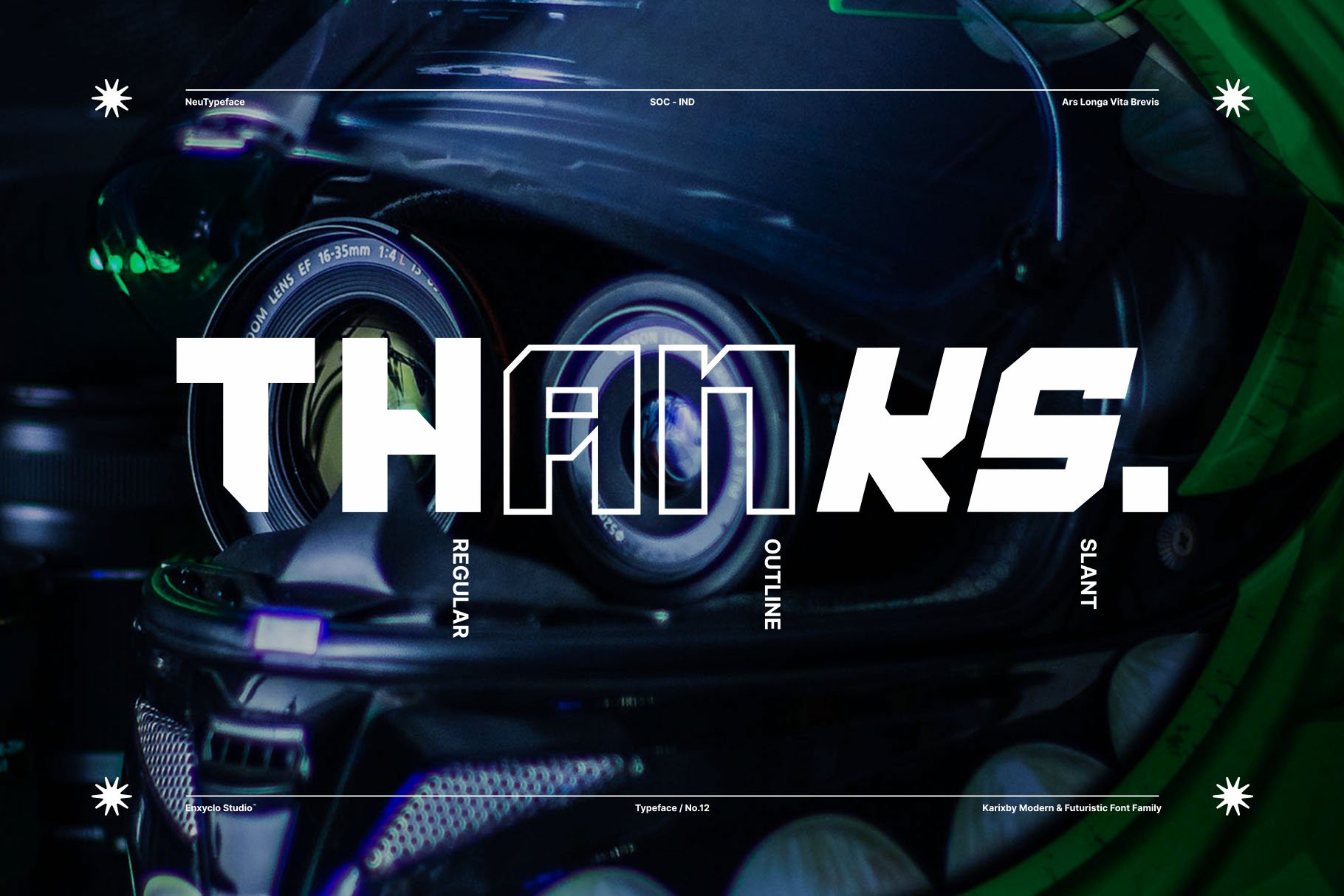 KARIXBY - Futuristic Display Font