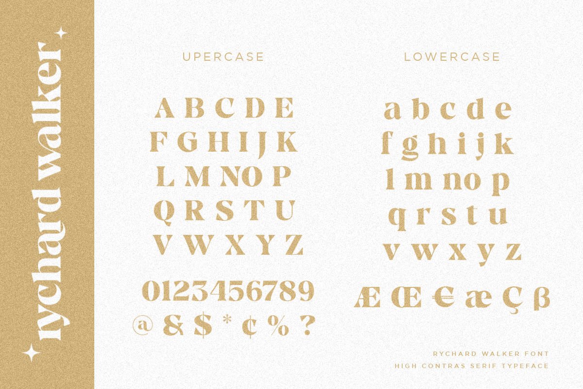 Rychard Walker | Modern Serif Font