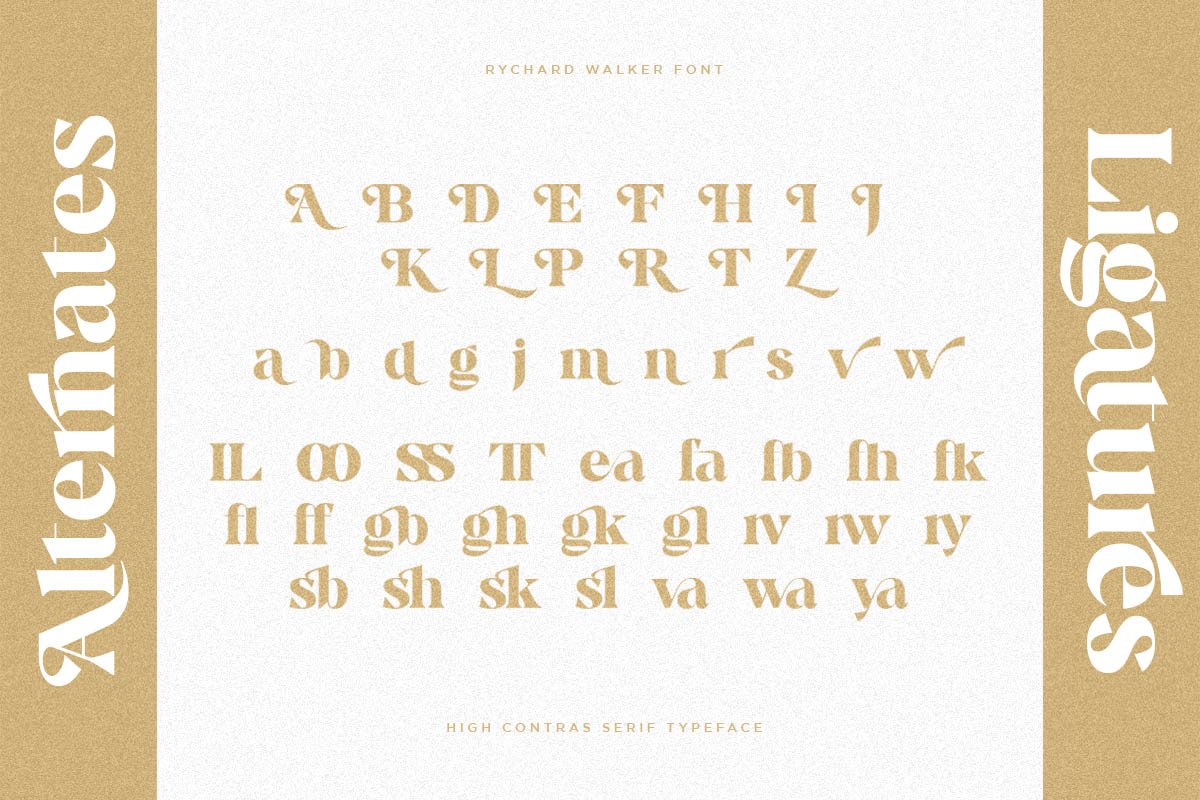 Rychard Walker | Modern Serif Font