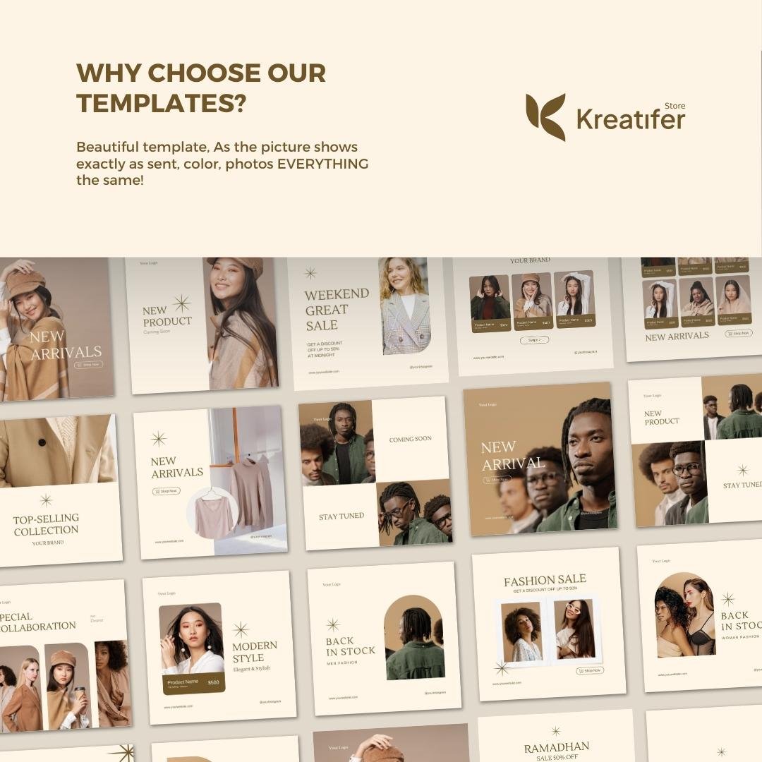 Instagram Design Template Fashion For Clothing Store | Canva Template