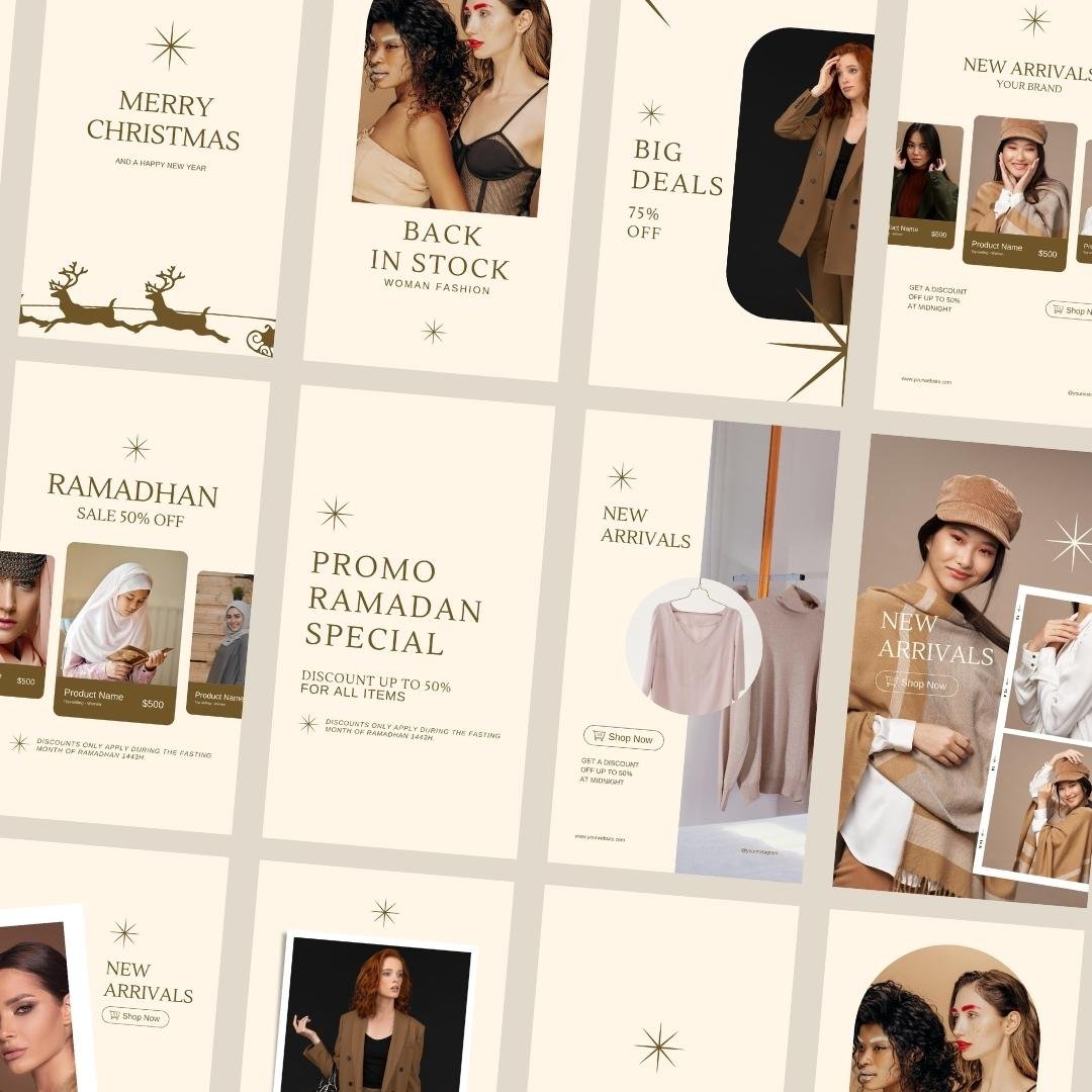 Instagram Design Template Fashion For Clothing Store | Canva Template