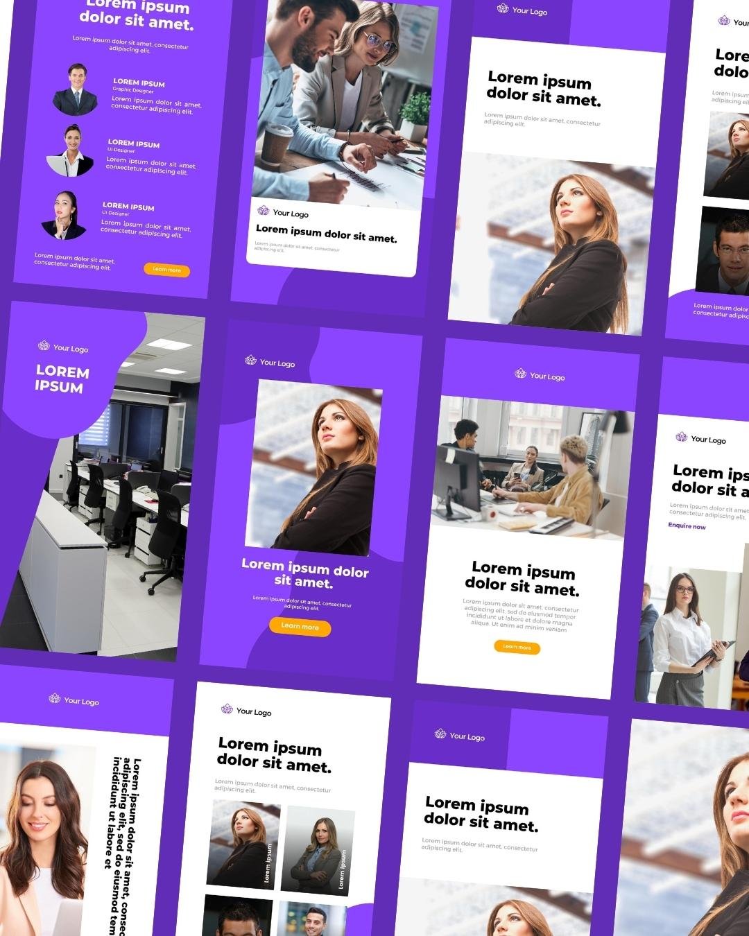 Instagram Design Template Business For Small Company/Business | Canva Template
