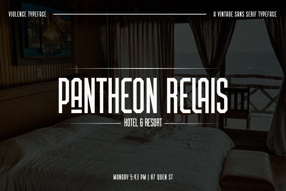 Violence | Retro Sans