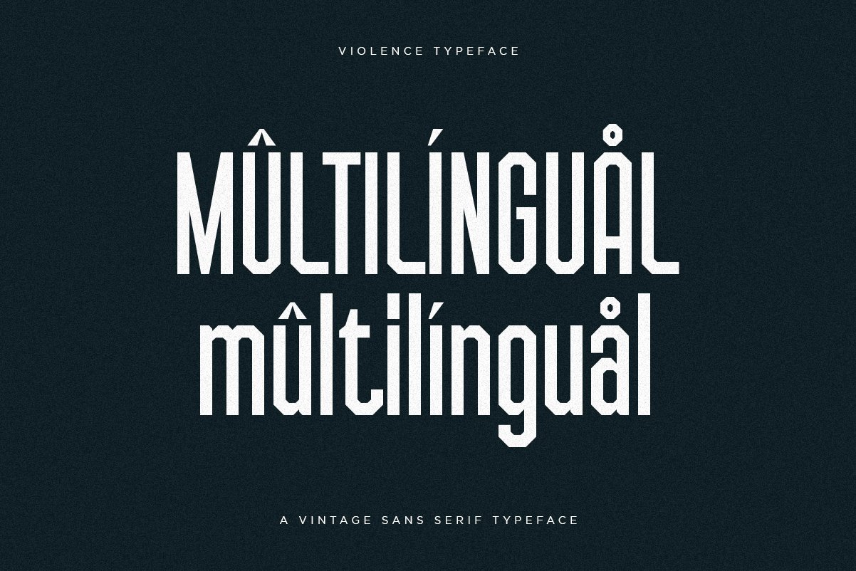 Violence | Retro Sans