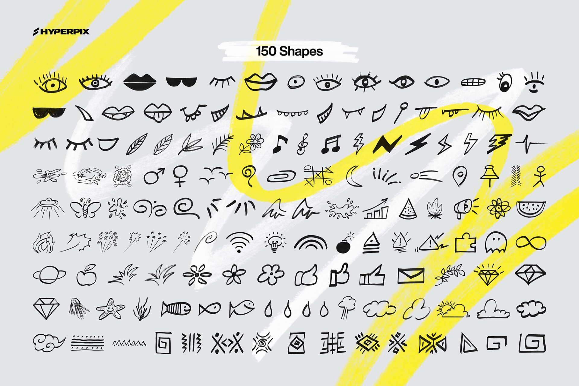 1,000+ PNG Marker Elements
