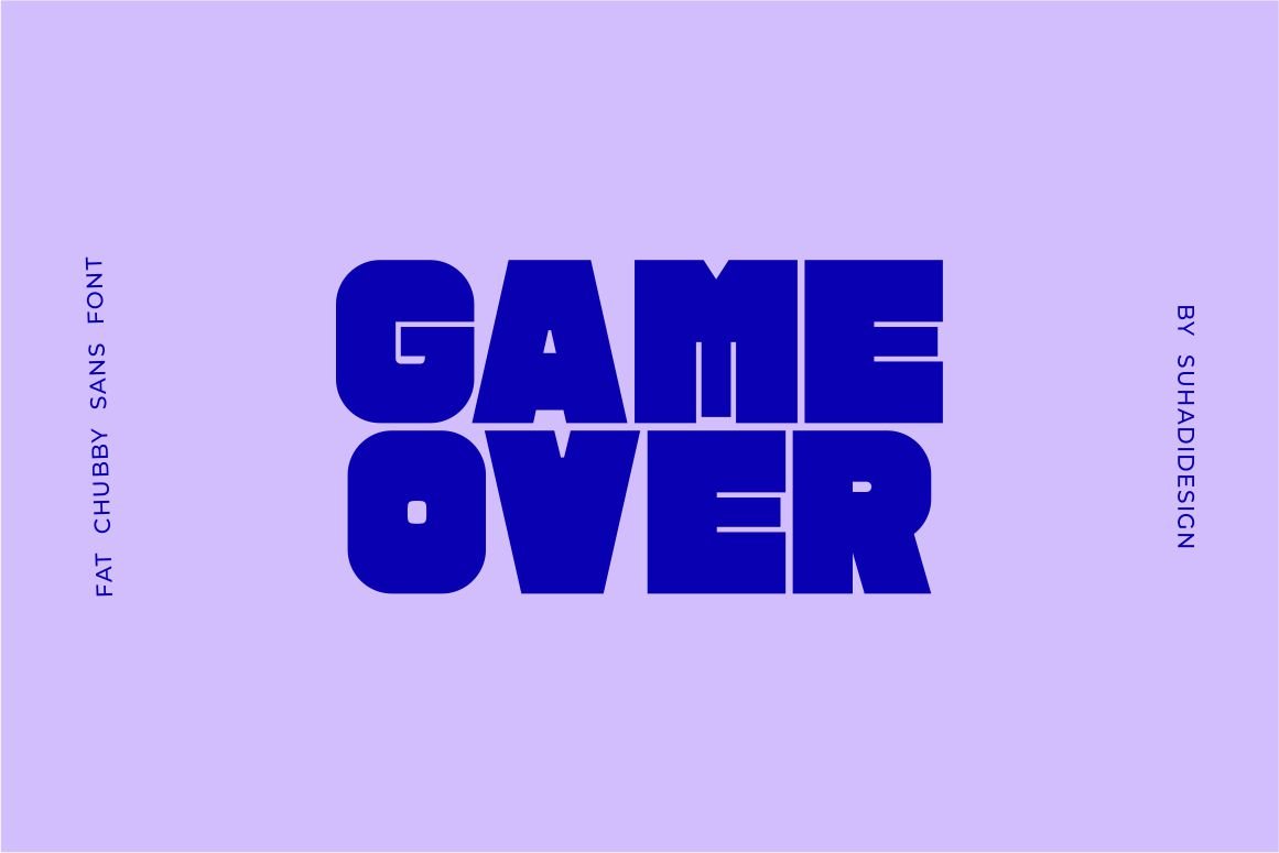 Fat Chubby Sans Serif Font