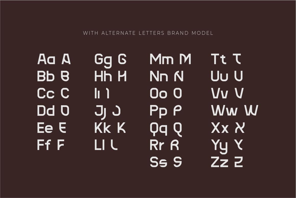 Blax - Sans Serif Alternate Font Family