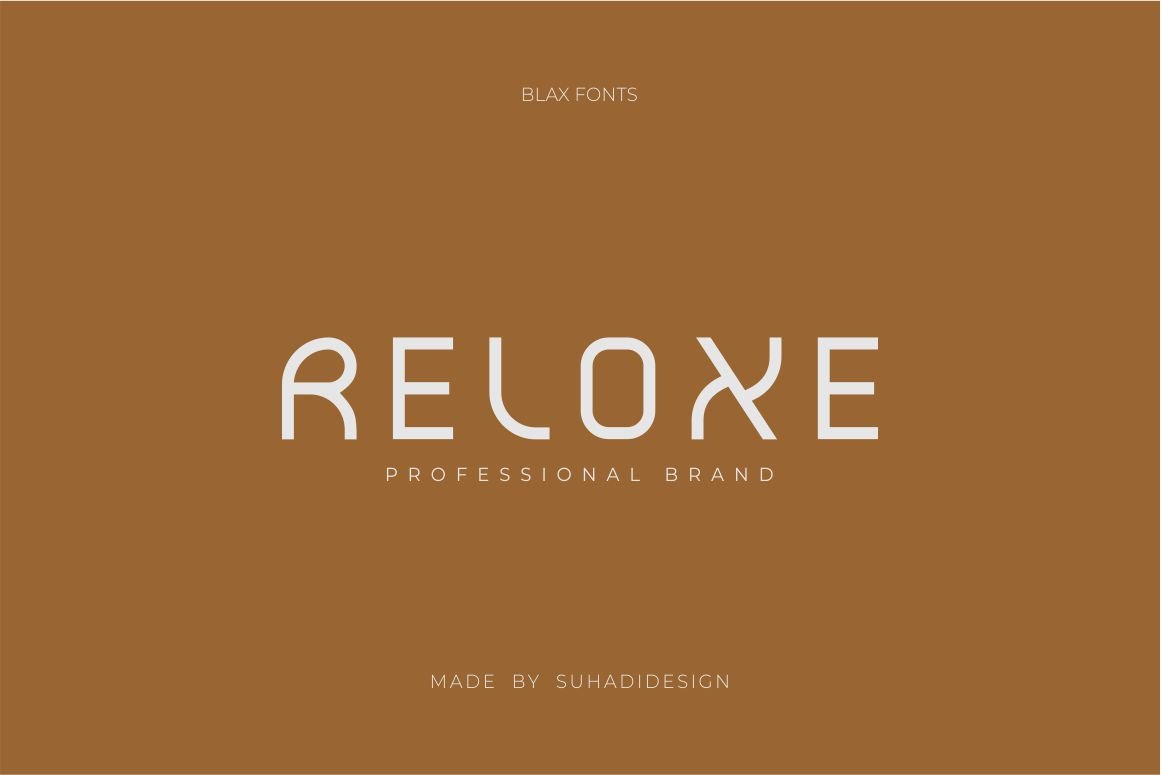 Blax - Sans Serif Alternate Font Family