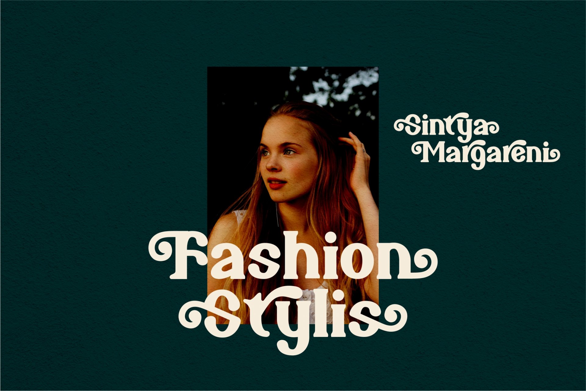 Bareno modern retro serif font