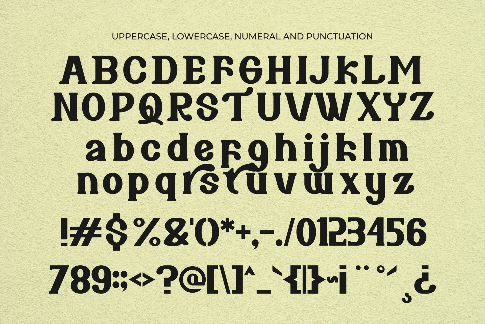 Bareno modern retro serif font