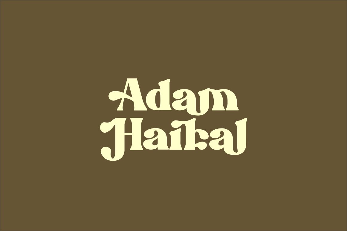 Brigast modern retro typeface font