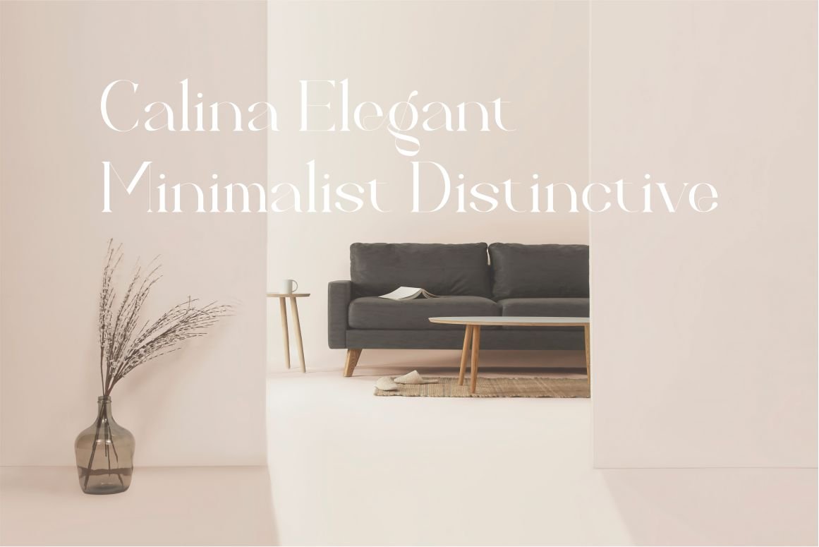 Calina serif classy font