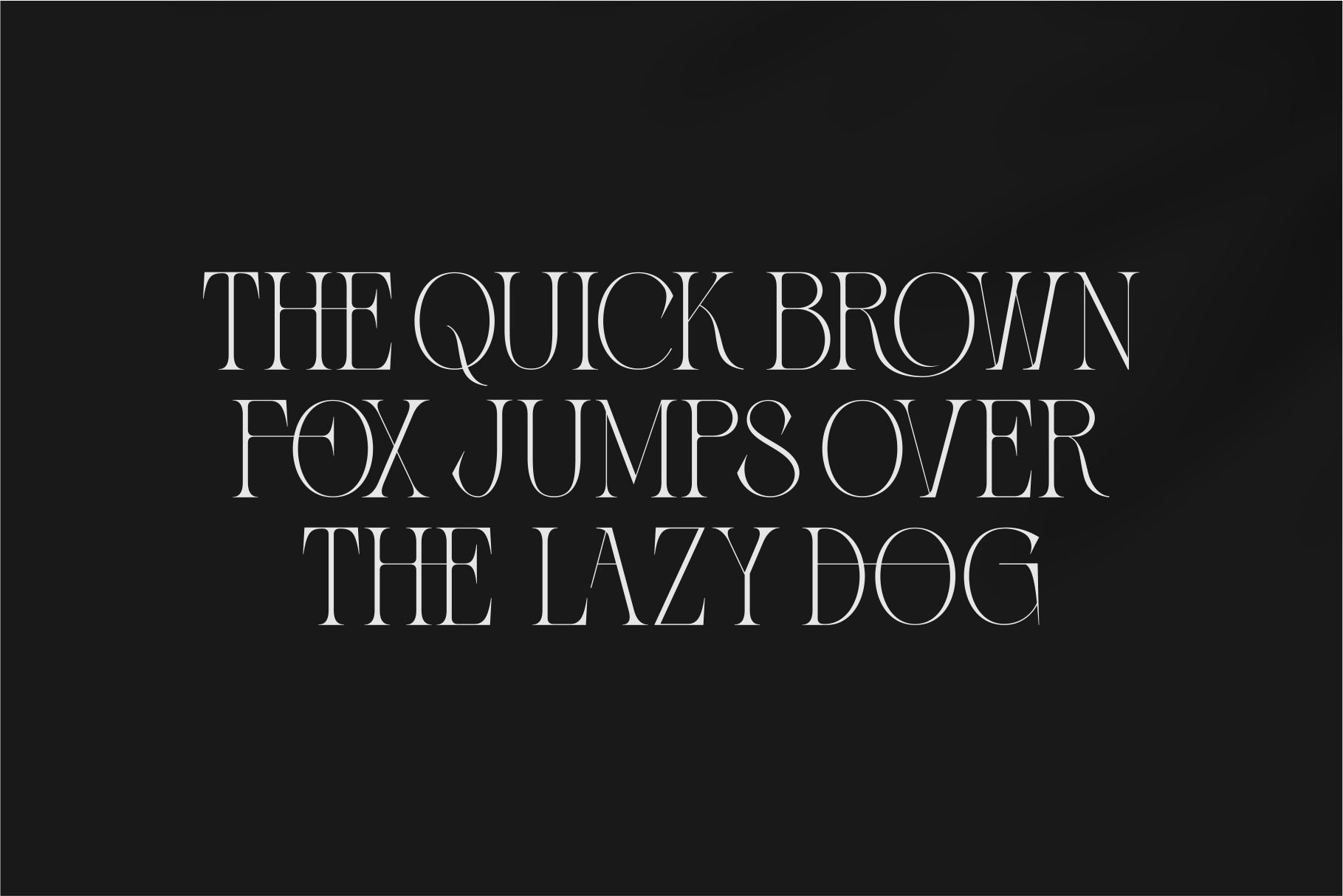 Zaslia - Elegant Ligature Serif