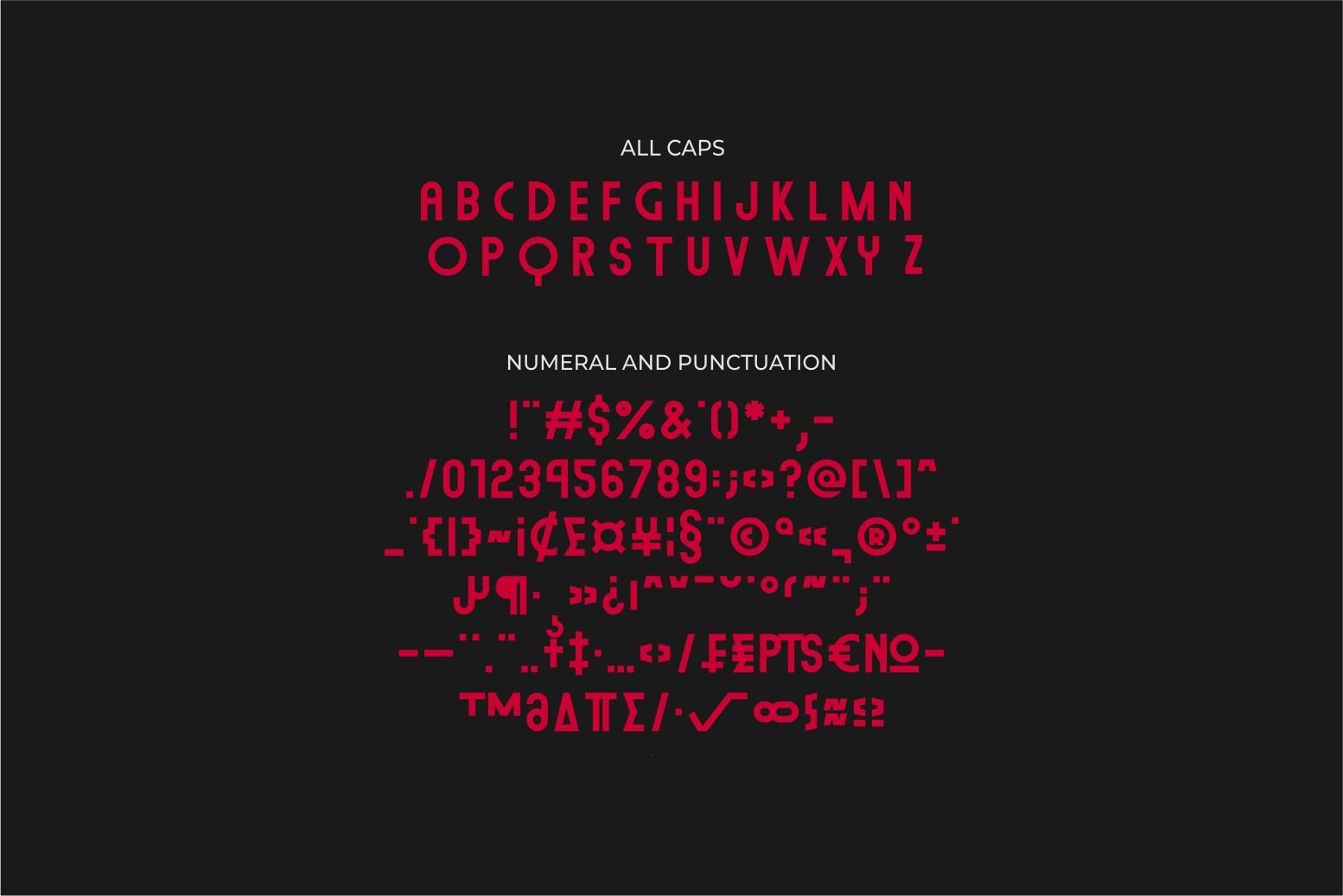 Therilo - Sans Serif Monogram Font