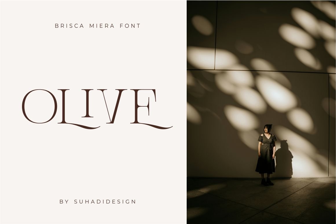 Brisca Miera - Chic Alternate Ligature Serif Font