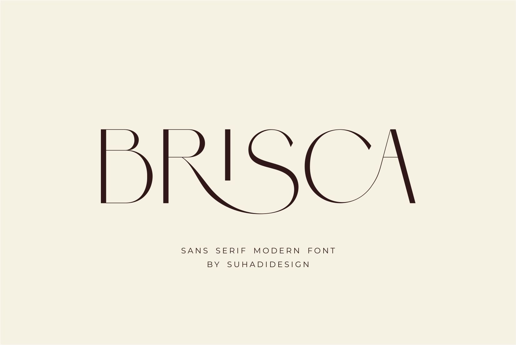 Brisca - Sans Serif Modern Font