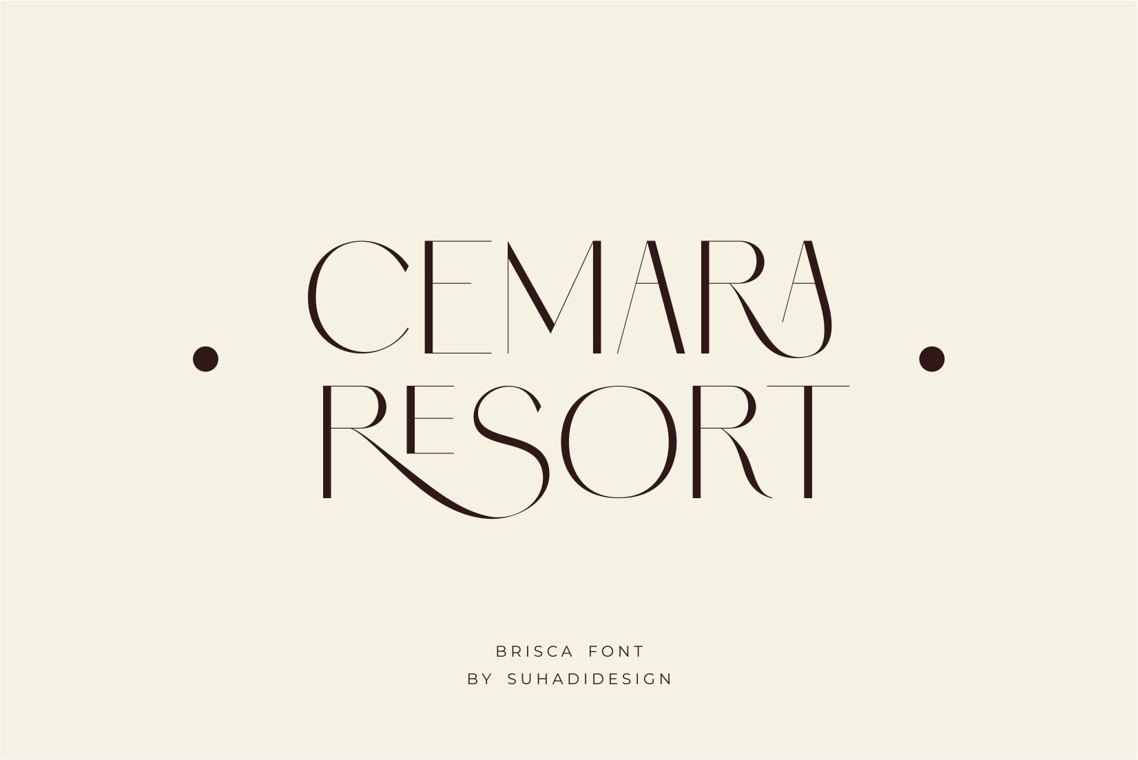 Brisca - Sans Serif Modern Font