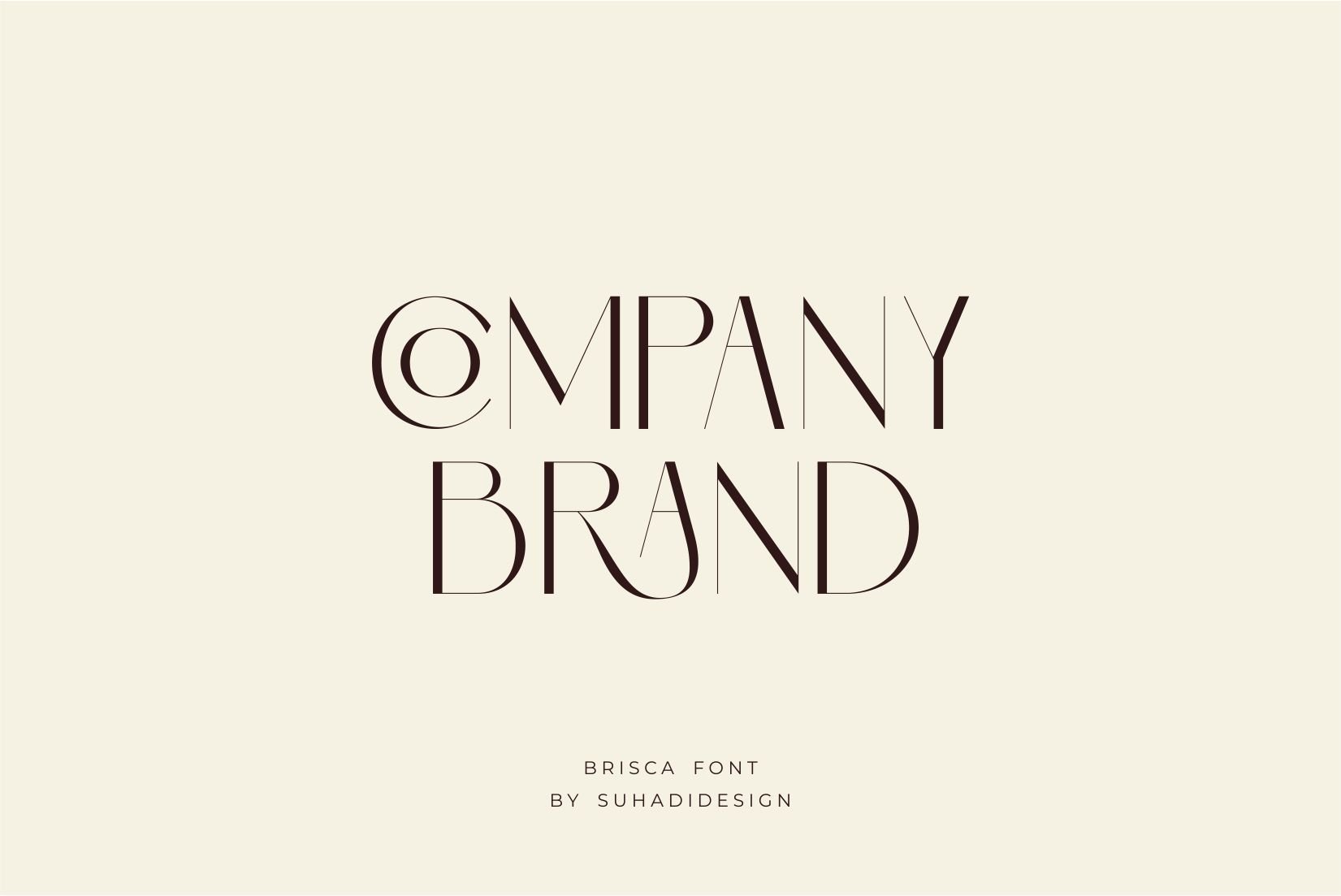 Brisca - Sans Serif Modern Font