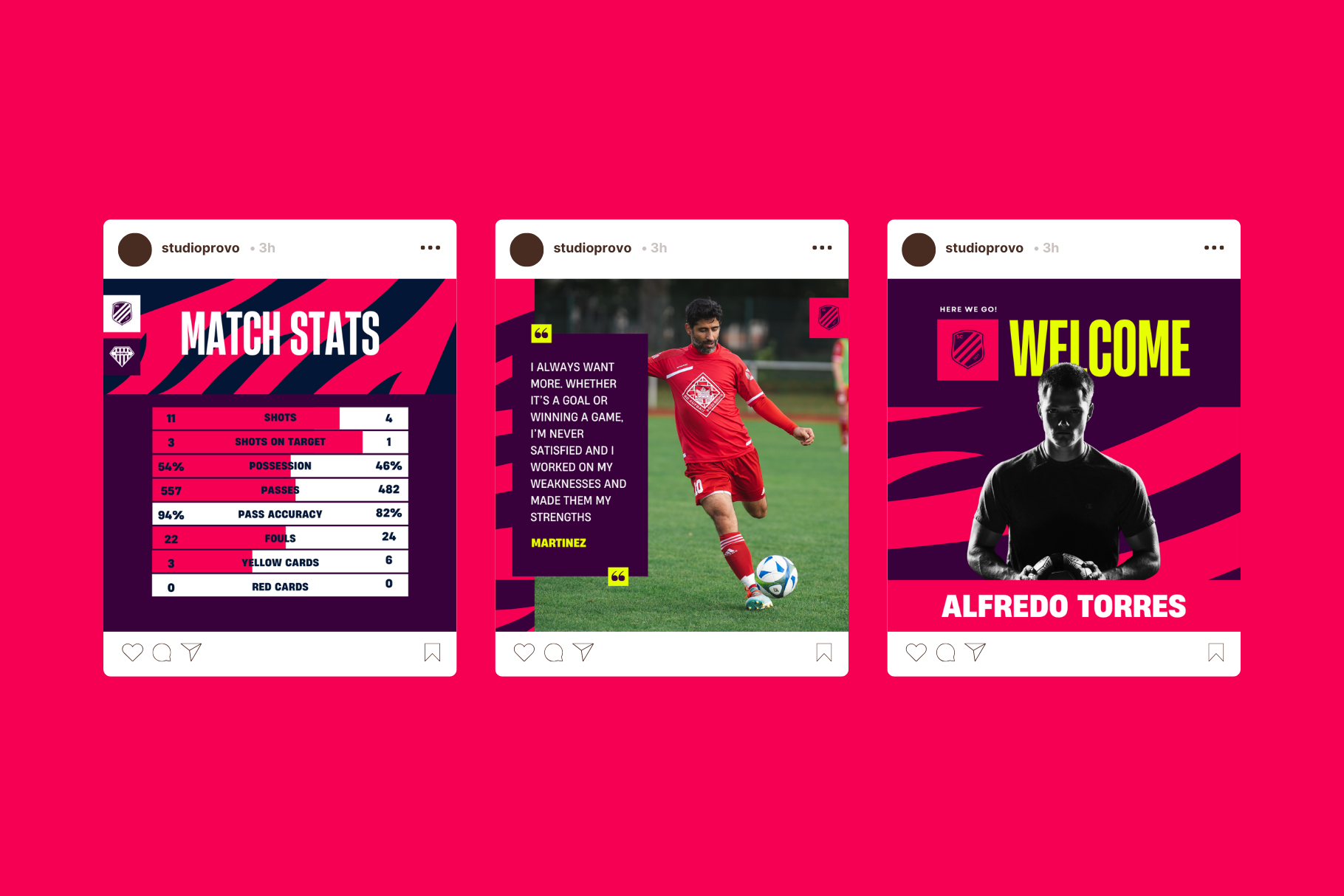 Football Matchday Social Media Pack | Canva Template