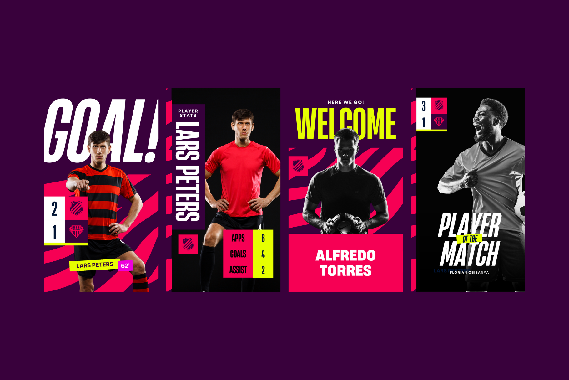 Football Matchday Social Media Pack | Canva Template