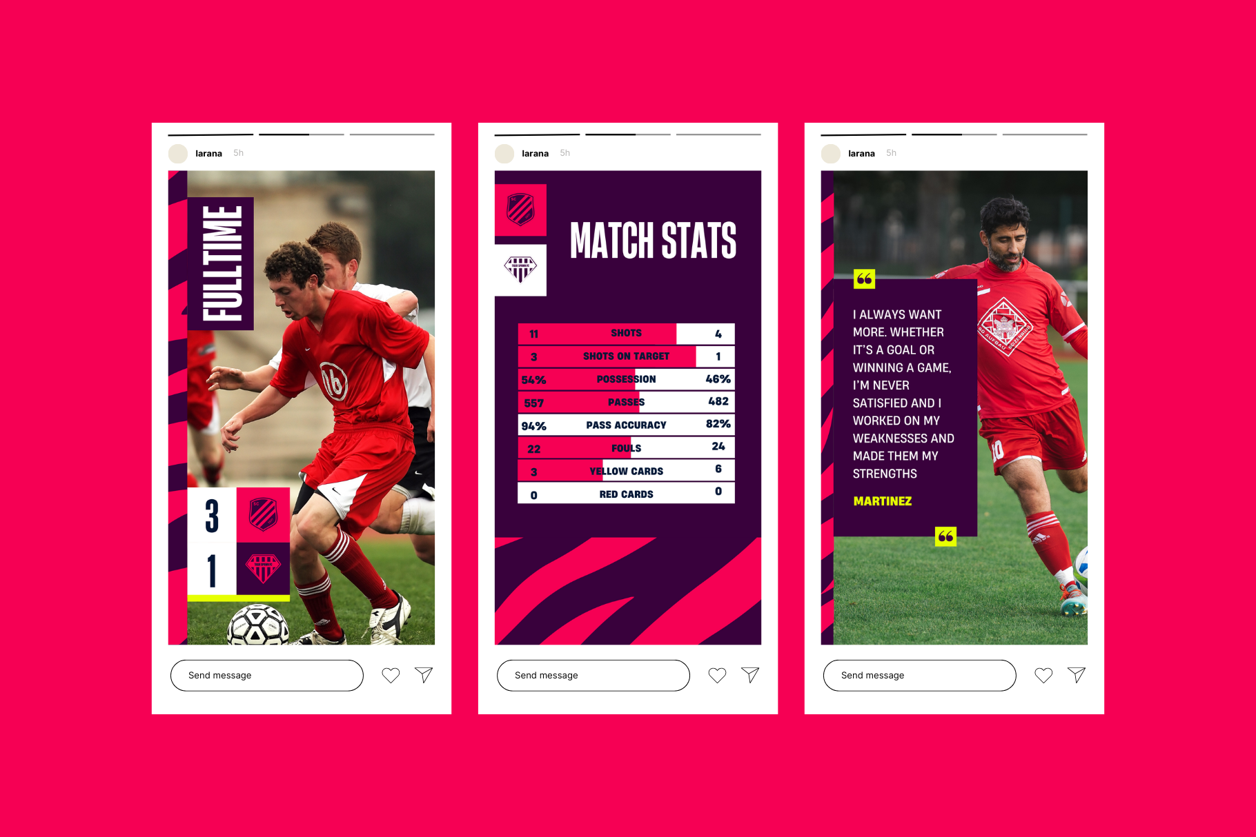 Football Matchday Social Media Pack | Canva Template