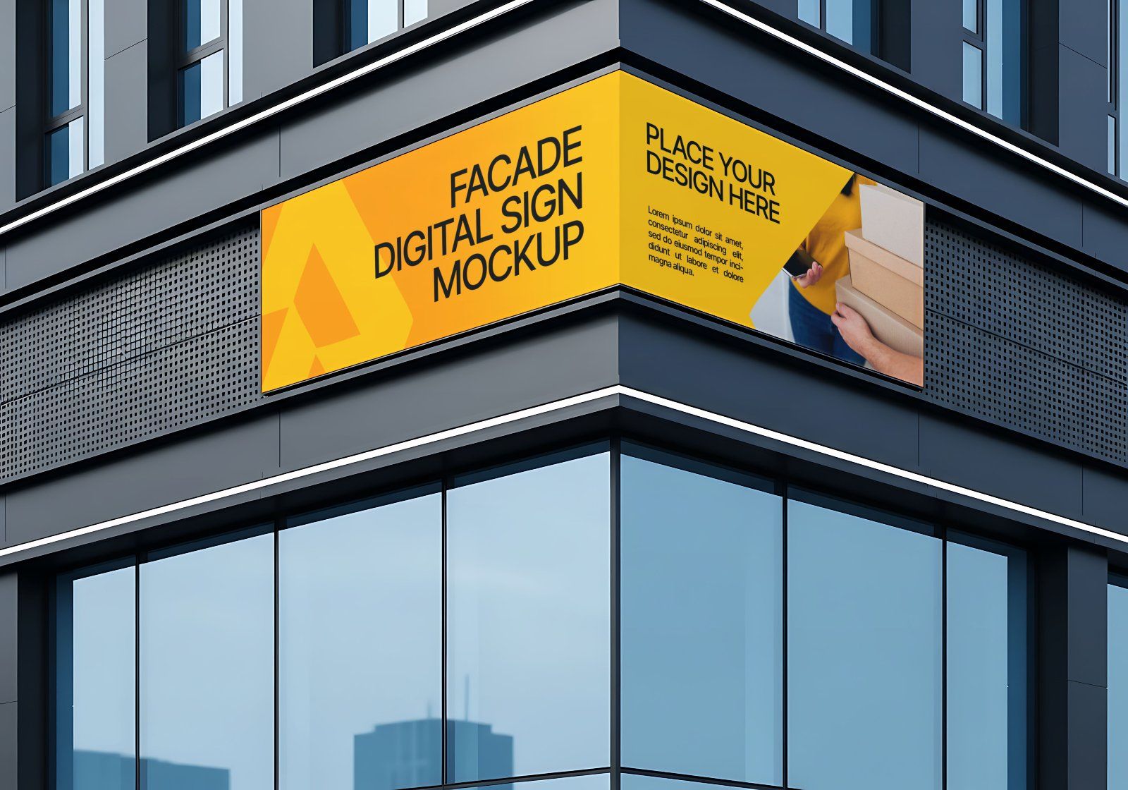 Premium Office Delivery Mockup