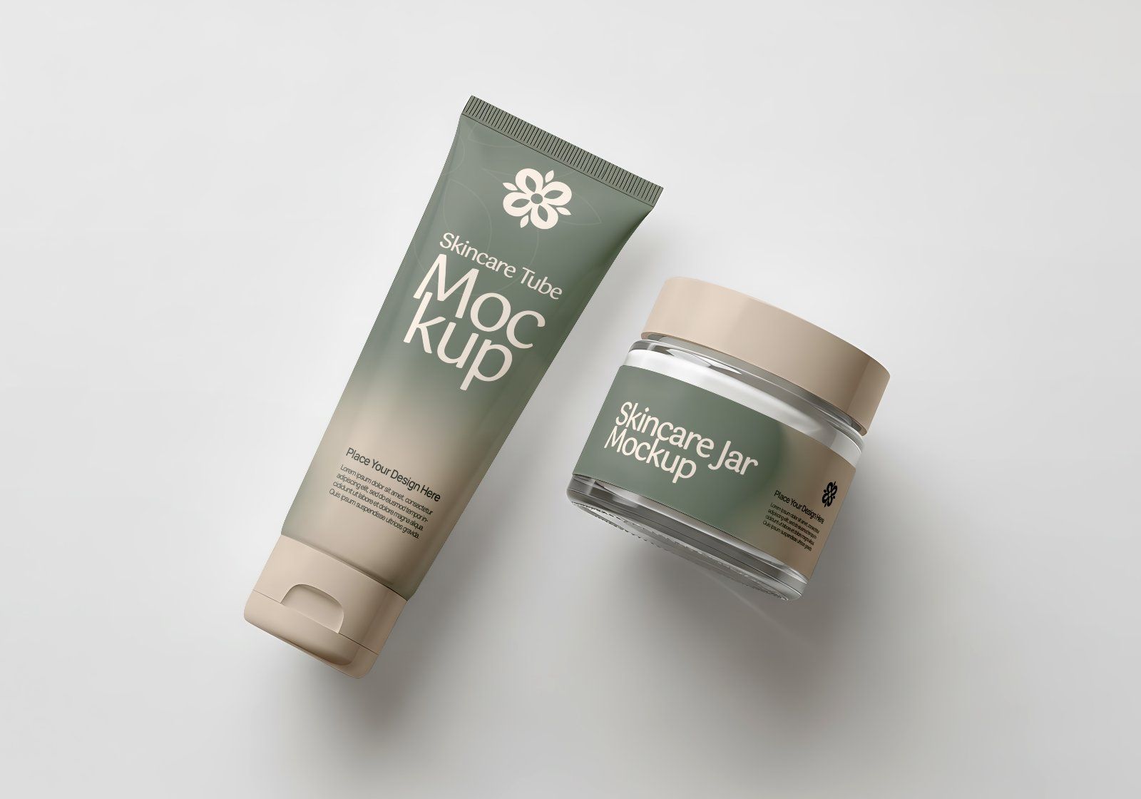 Premium Beauty Store Mockup Bundle – 15 PSD Templates for Cosmetic Branding & Skincare Packaging Des