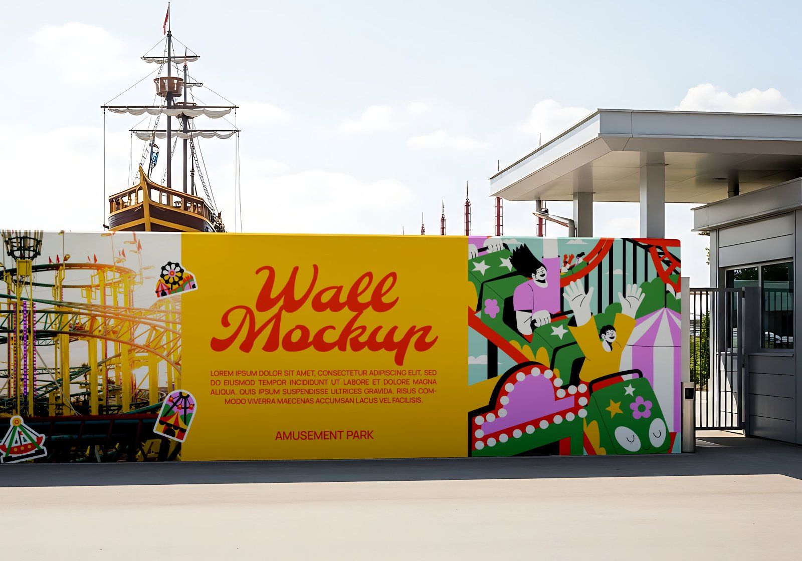 Premium Amusement Park Mockup