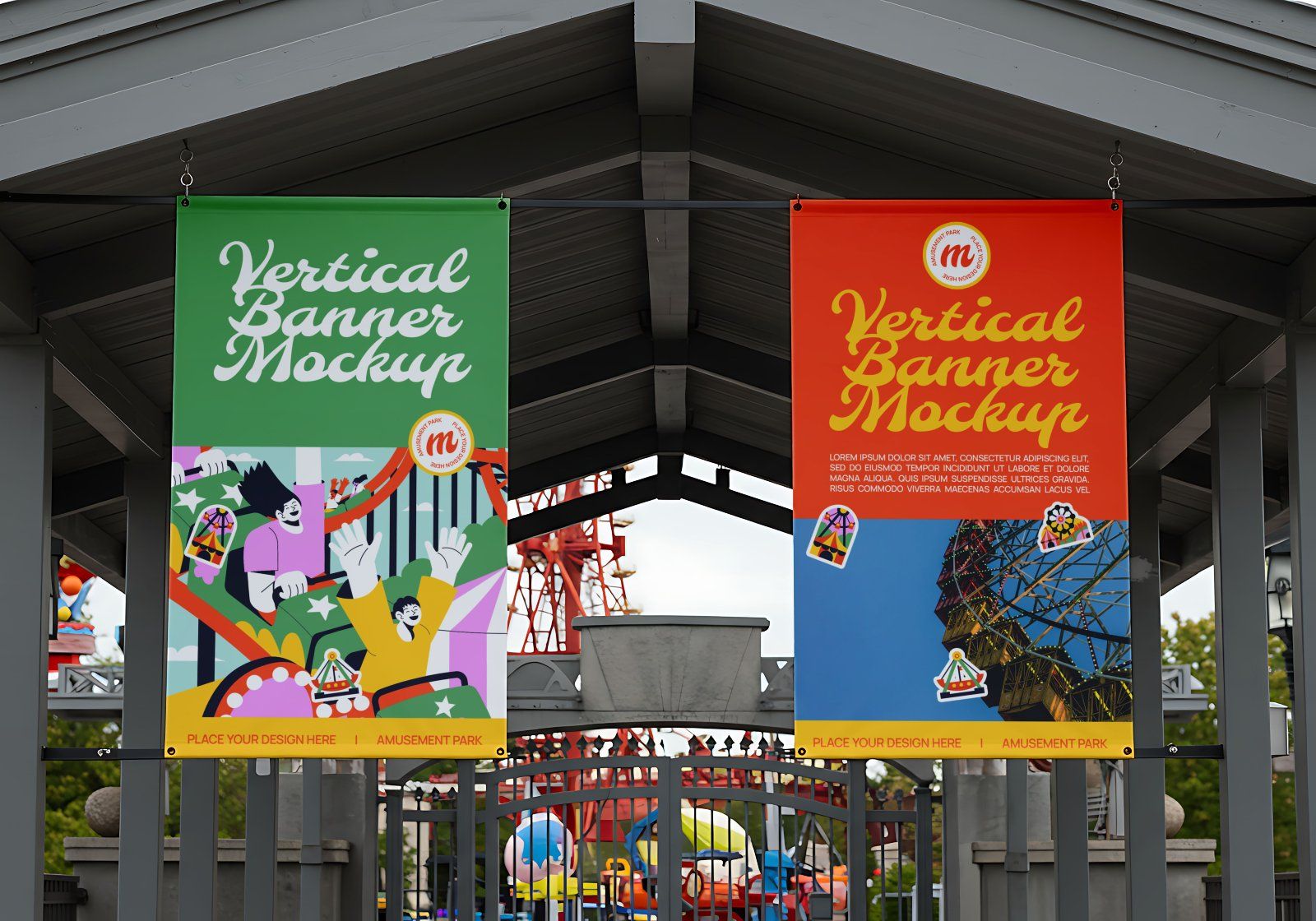 Premium Amusement Park Mockup