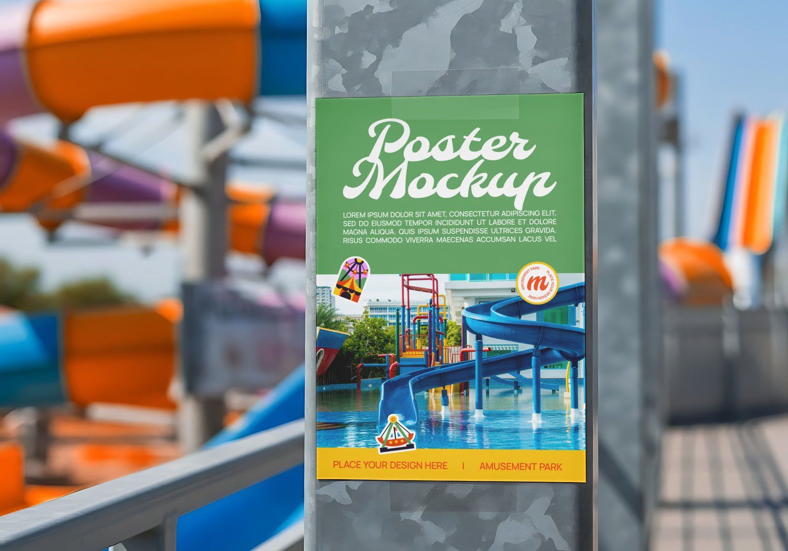 Premium Amusement Park Mockup