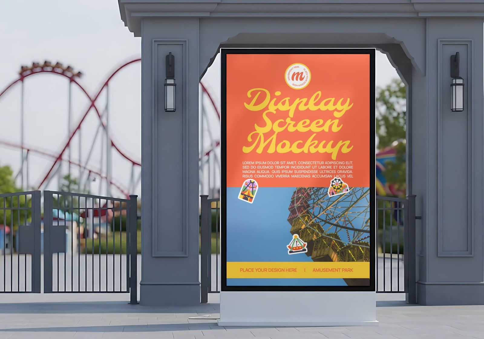 Premium Amusement Park Mockup