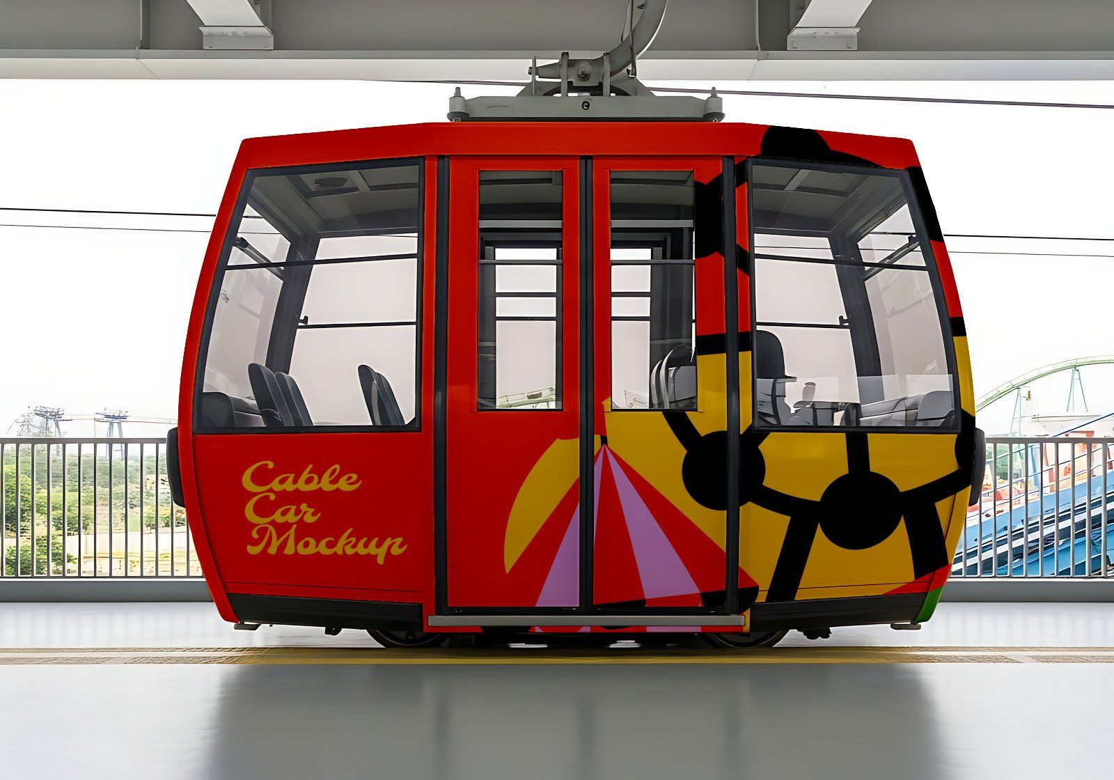 Premium Amusement Park Mockup