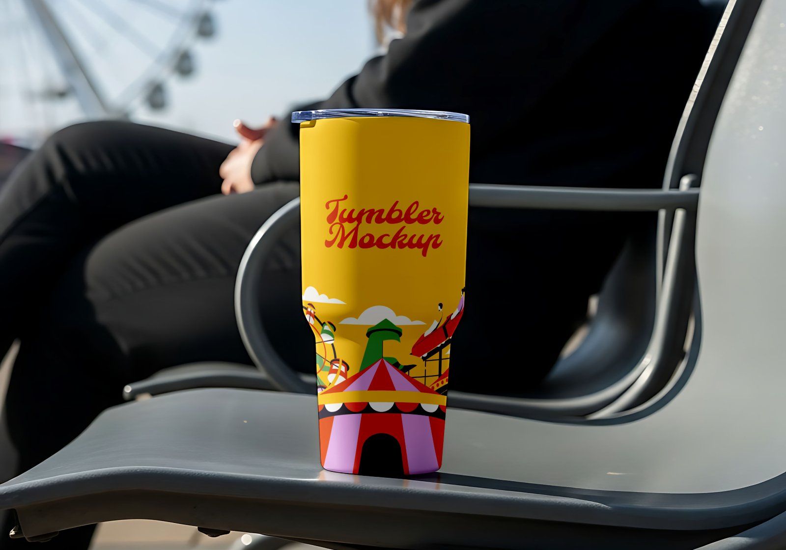 Premium Amusement Park Mockup