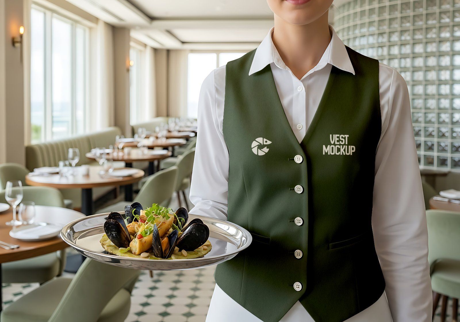 Premium Branding Seafood Resto Mockup