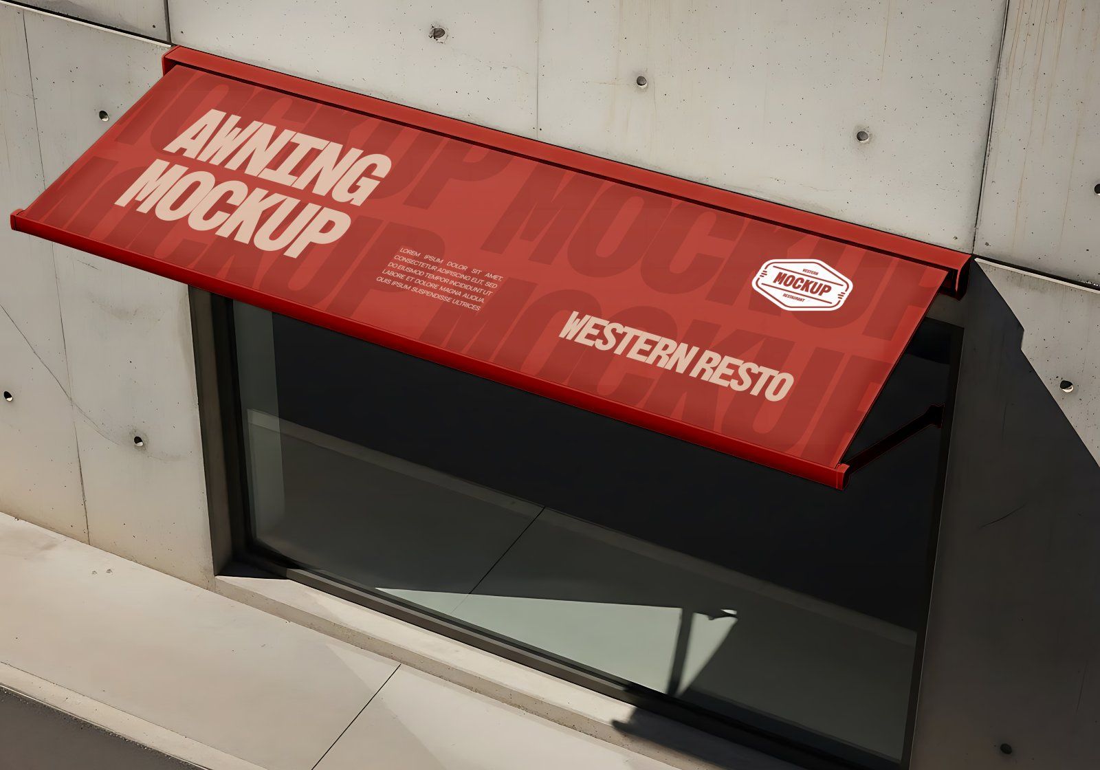 Premium Branding Western Food Restaurant Mockup