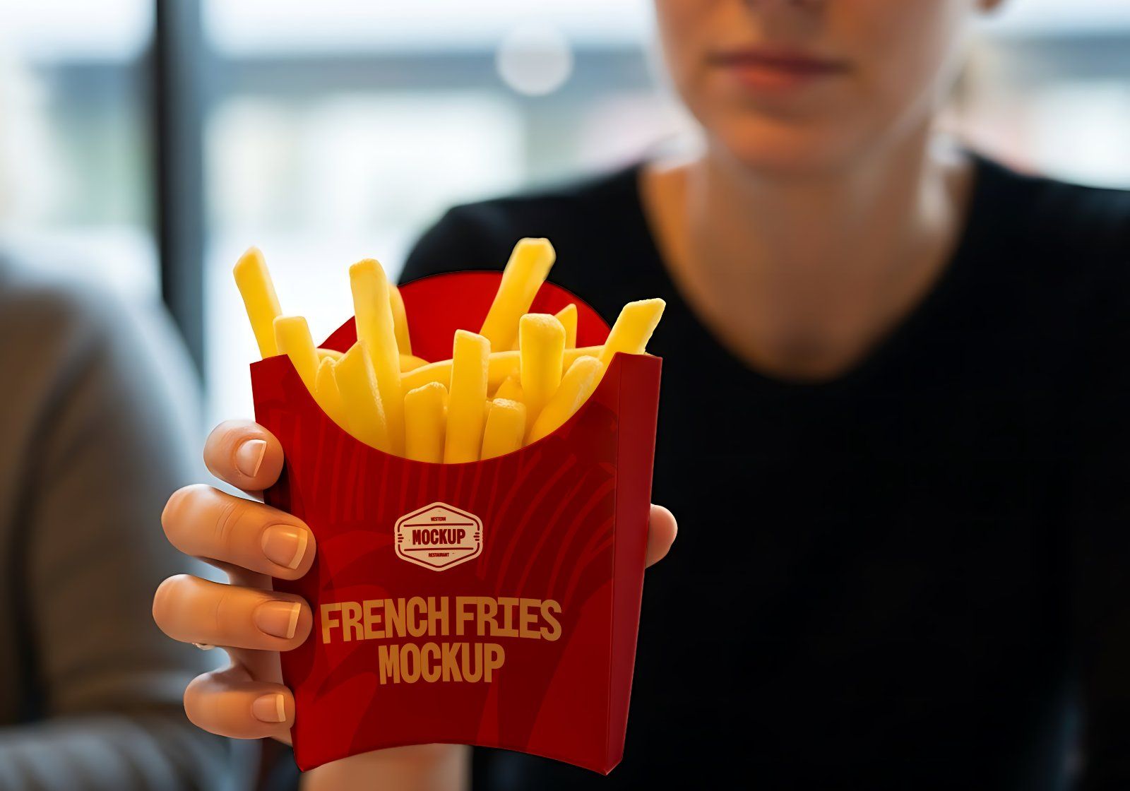 Premium Branding Western Food Restaurant Mockup