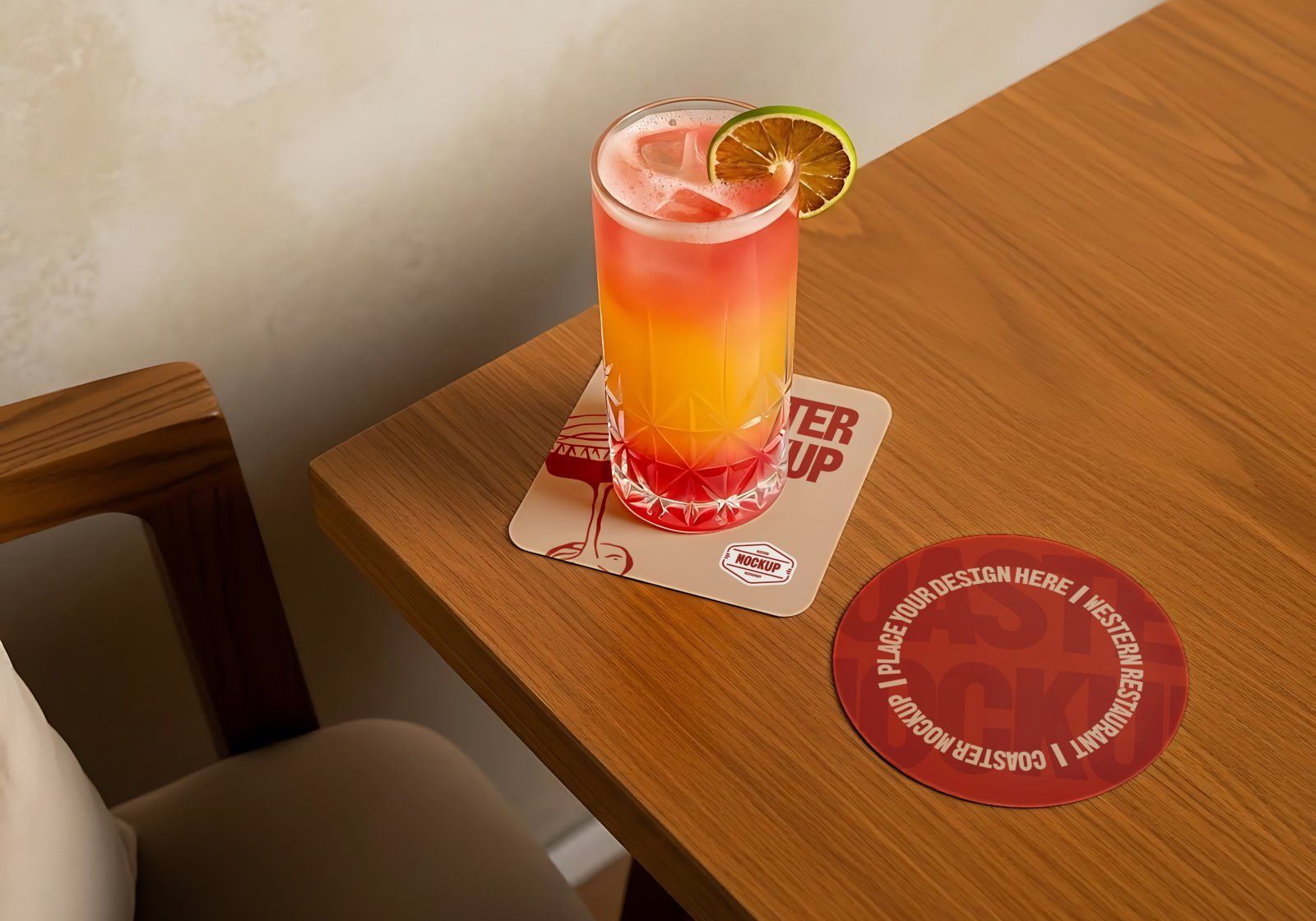 Premium Branding Western Food Restaurant Mockup