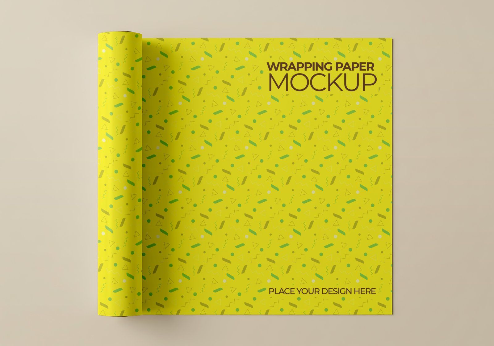 15 Premium Warpping Paper Mockup