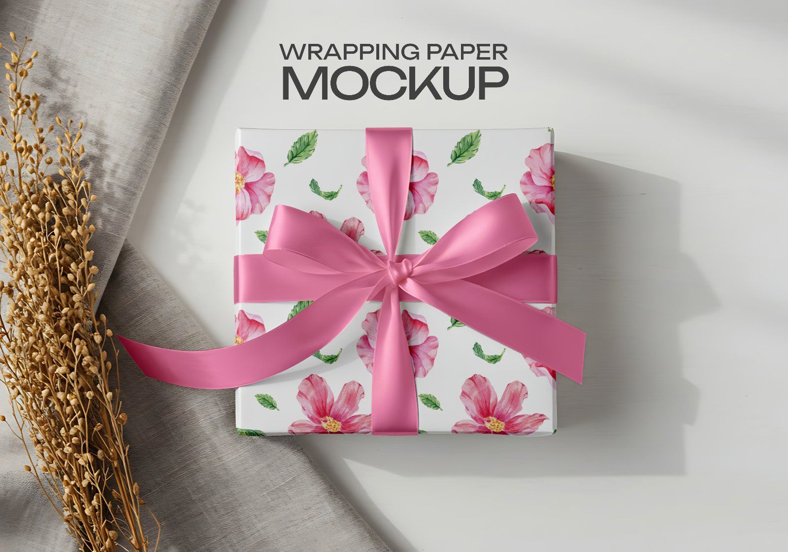 15 Premium Warpping Paper Mockup