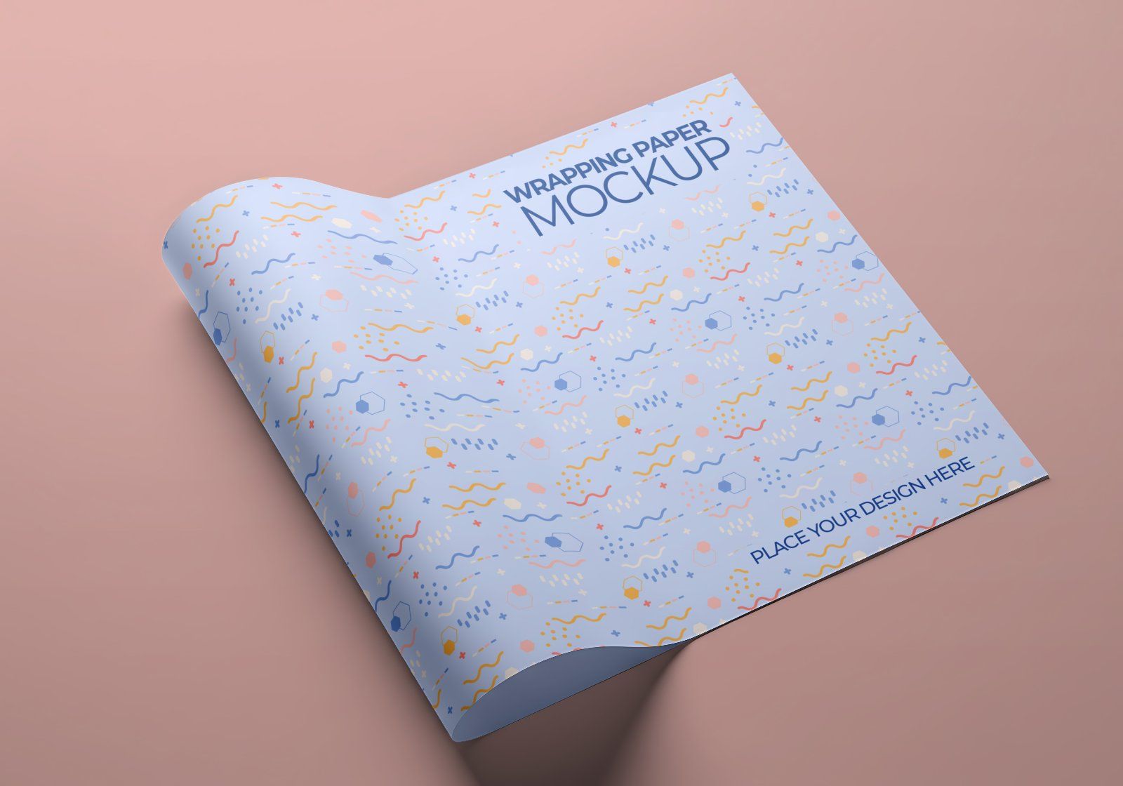 15 Premium Warpping Paper Mockup