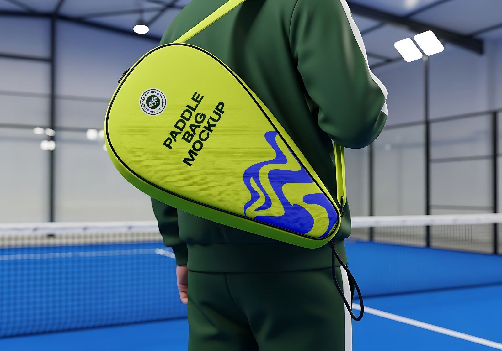 Paddle Court Mockup Bundle – 15 PSD Templates for Sports Branding & Equipment Design