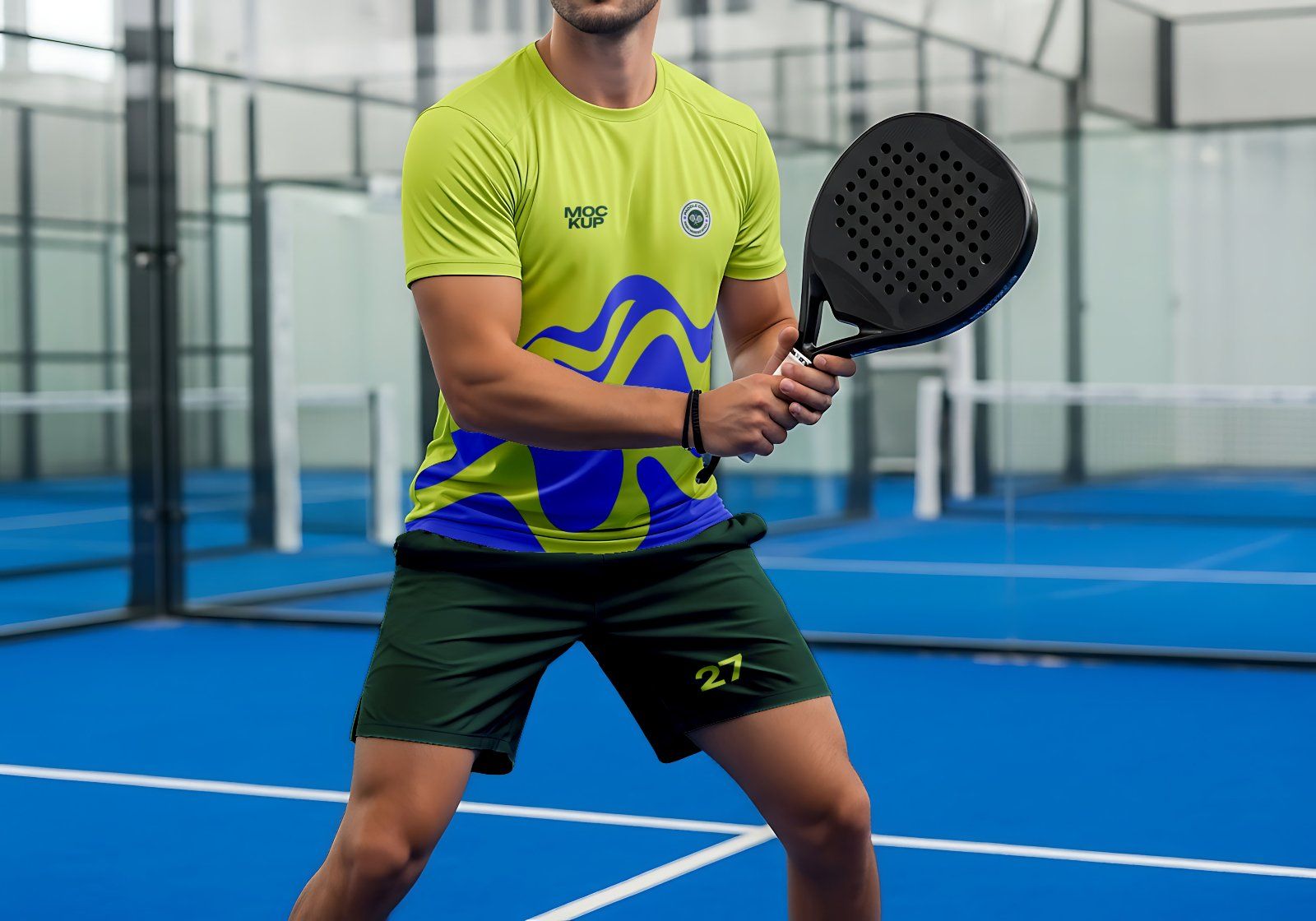 Paddle Court Mockup Bundle – 15 PSD Templates for Sports Branding & Equipment Design